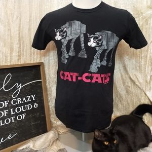 David & Goliath Cat Cats T-shirt Unisex S